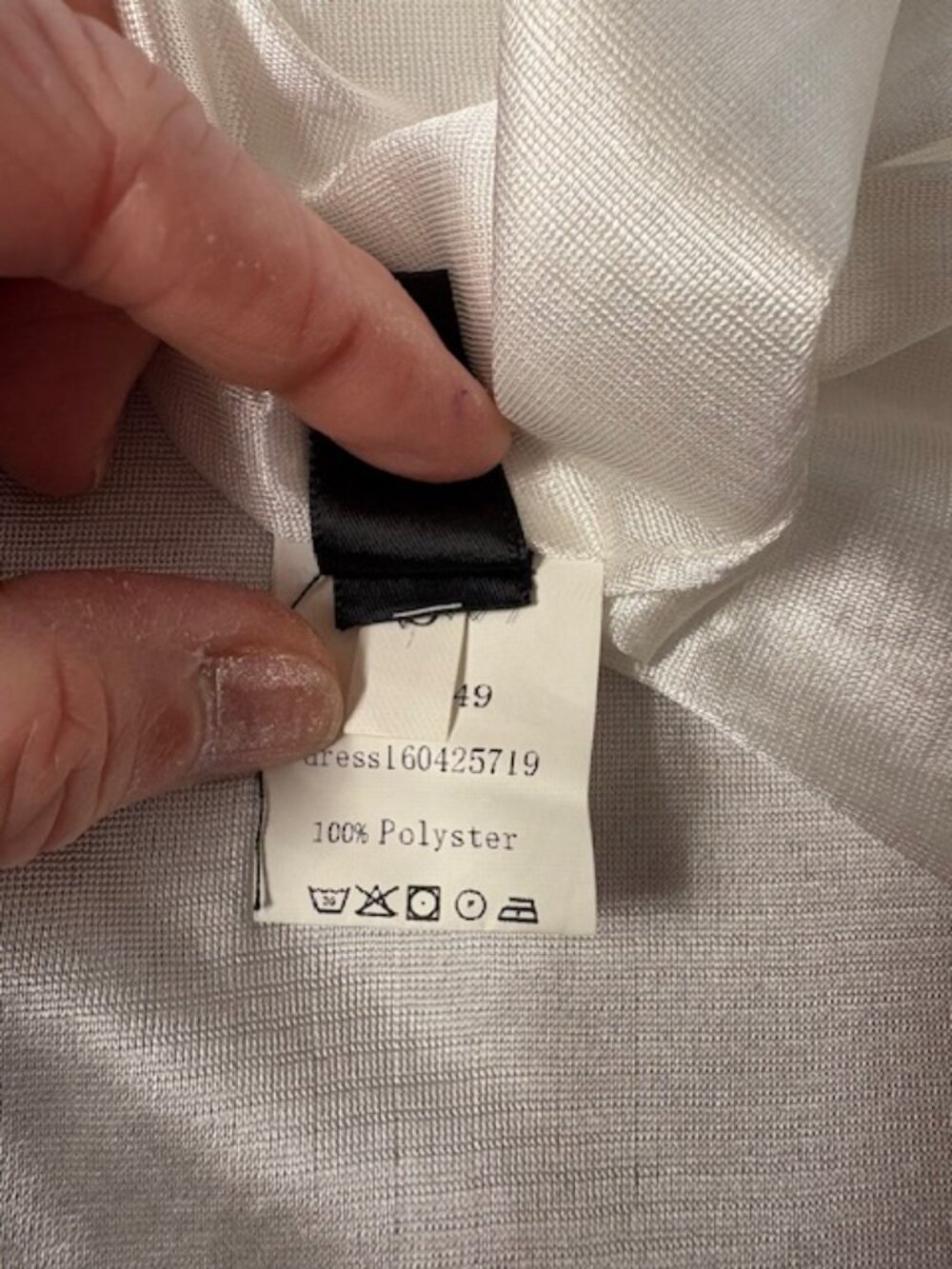 Shein pastel rainbow maxi dress sz S voile - Picture 14 of 14